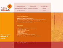 Tablet Screenshot of praktijkcalendula.nl